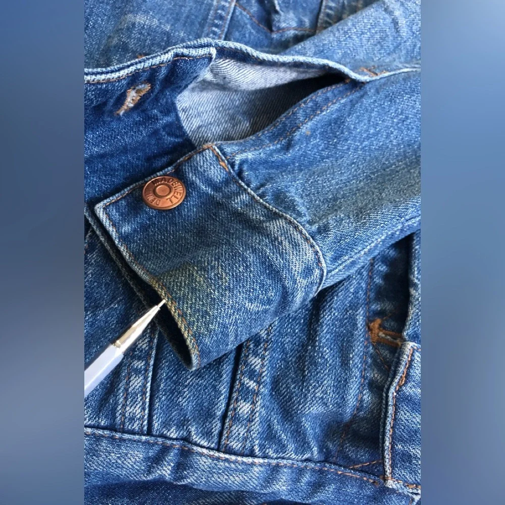 Madewell The Jean Jacket In Printer Wash Size: S - Picture 14 of 14